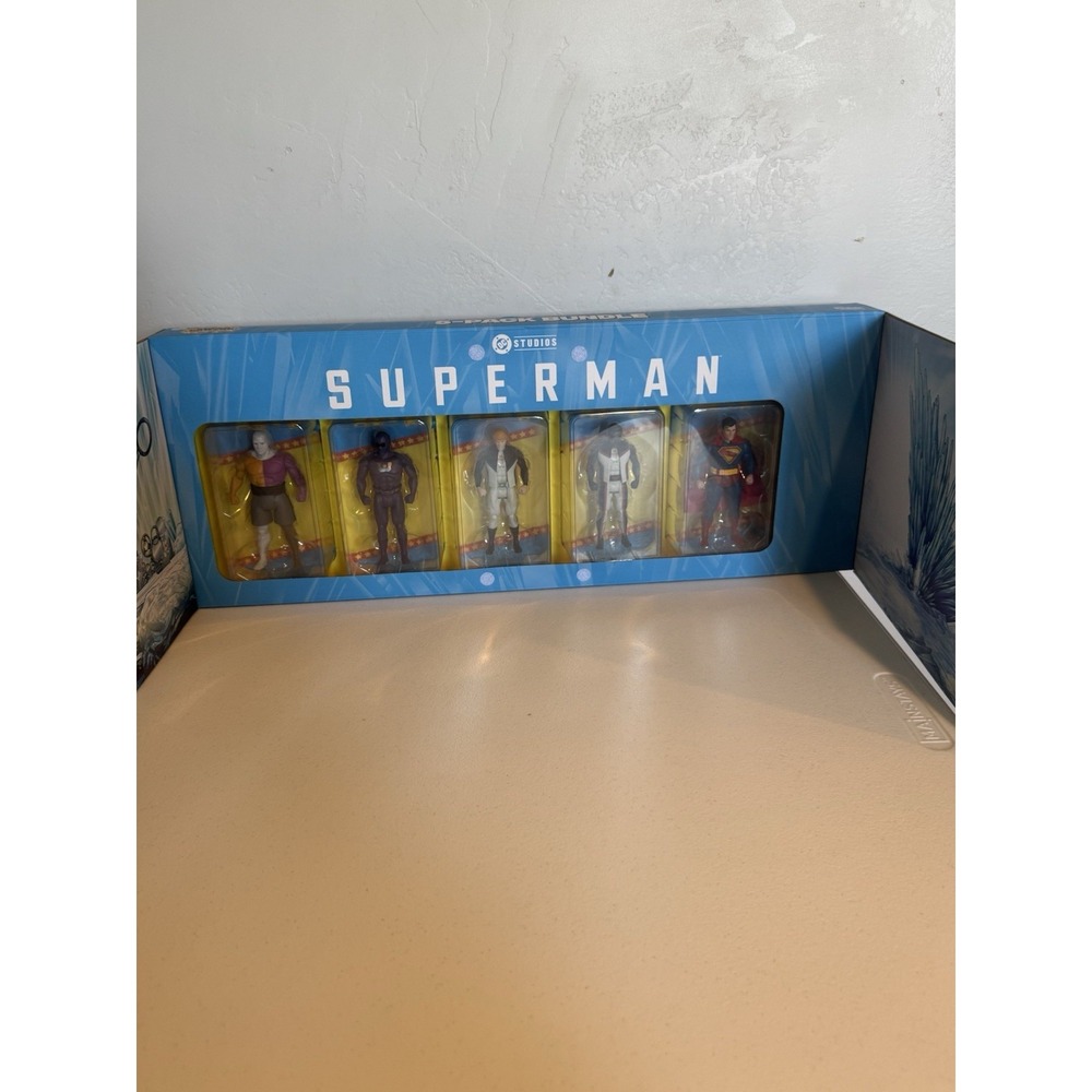 McFarlane Toys Superman Movie (DC Super Powers) 5-Pack Bundle Gold Label - NEW